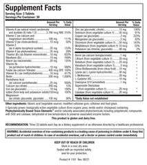 Biotics Research Bio-Multi Plus tablets closeup emphasizes convenient, daily dosage.