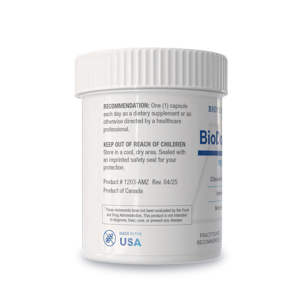 BioDoph-3 GI label detail highlights a multi-species, dairy-free formulation