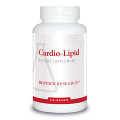 Biotics Research Cardio-Lipid bottle front for cardiovascular support