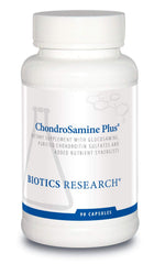 Biotics Research ChondroSamine Plus bottle with capsules for joint support.