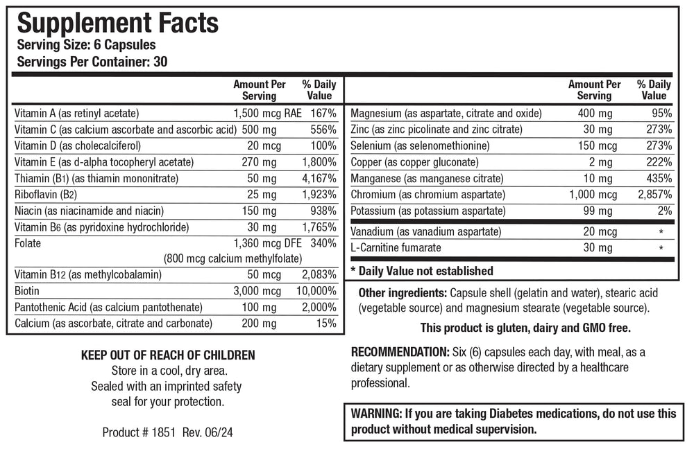 GlucoBalance capsules prepared for daily metabolic support