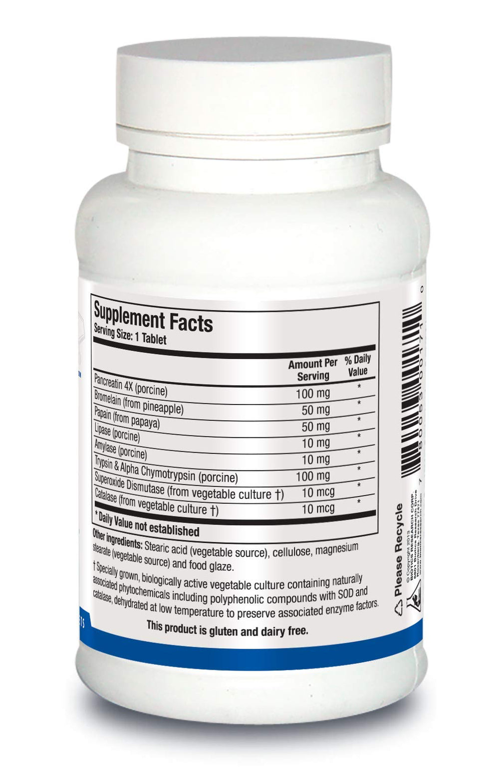 Biotics Research Intenzyme Forte capsules on a spoon for easy intake.