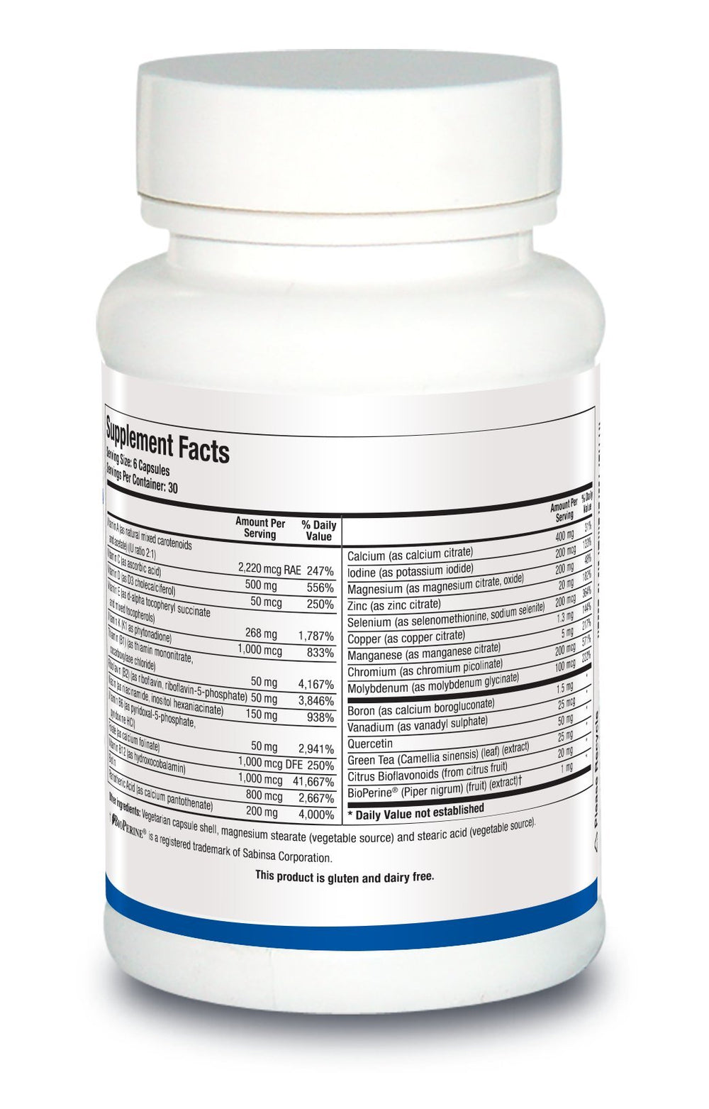 Biotics Research Pro Multi Plus capsules ready for daily nutrition.