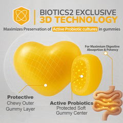 Biotics2 Peach8 BBL ingredients label featuring Black Maca and Saw Palmetto