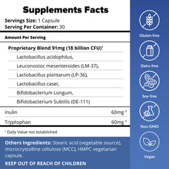 BiotiQuest Simple Slumber bottle back with ingredients and dosage