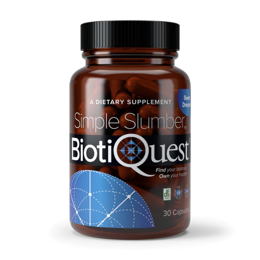 BiotiQuest Simple Slumber bottle front showing sleep support