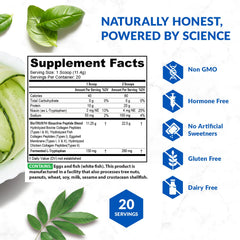 BioTrust Ageless Fruit Punch collagen powder in a glass