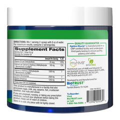 BioTrust Ageless Muscle Builder ingredients label close-up.