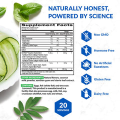 Biotrust Collagen scoop in smoothie for daily protein boost.