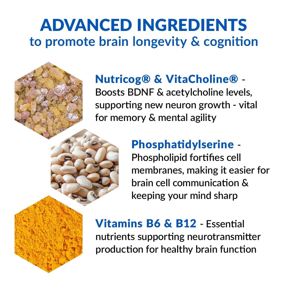 BioTrust Eternal Mind capsules array showcasing daily cognitive support possibilities.