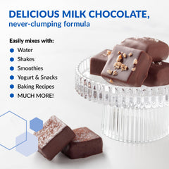 BioTrust shake ready in glass shows creamy texture