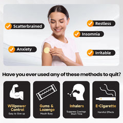 Biovikoting nicotine patch 42 mg applied on clean skin for steady craving control.