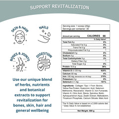 Bioxtron Collagen Peptides Powder added to tea for gentle daily nourishment.