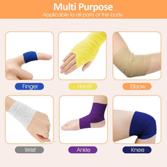 BIRDDIE dog leg wrap demonstrates pet care using self-adhesive bandage