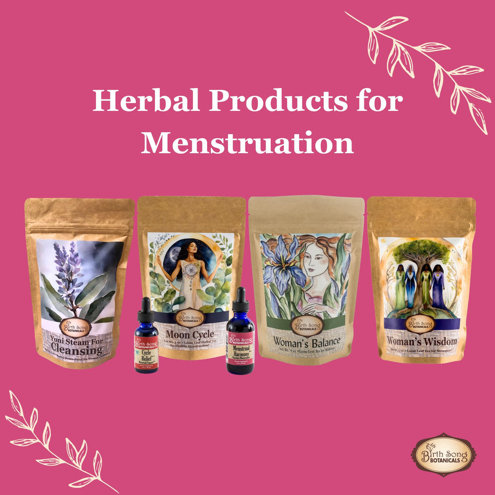 Birth Song Botanicals packaging box communicates herbalist-crafted quality.
