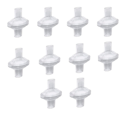 Bistras universal inline viral filter for CPAP unit improves airflow and filtration.
