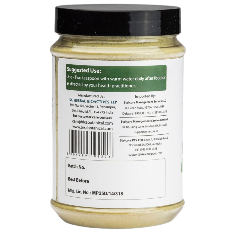 bixa BOTANICAL Alfalfa Powder scoop for easy measuring