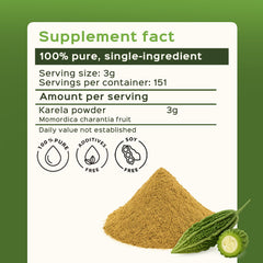bixa botanical bitter melon powder smoothie usage, blending wellness-friendly flavor.