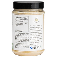 Bixa Botanical Majuphal powder jar; vegan and non-GMO for skin and wellness rituals.