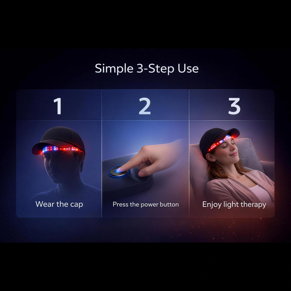 BJR device positioned over skin, supporting everyday recovery routines.
