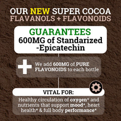 Black Forest Epicatechin-600mg label closeup highlighting potent flavonoids.