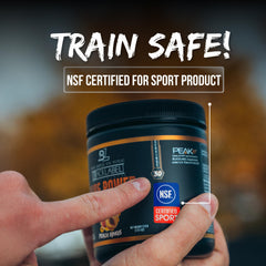 Blacklabel Pure Power Peach Rings shaker ready for rapid, on-the-go workouts.