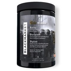 BLACKMARKET Rule tub side view highlighting container and product design