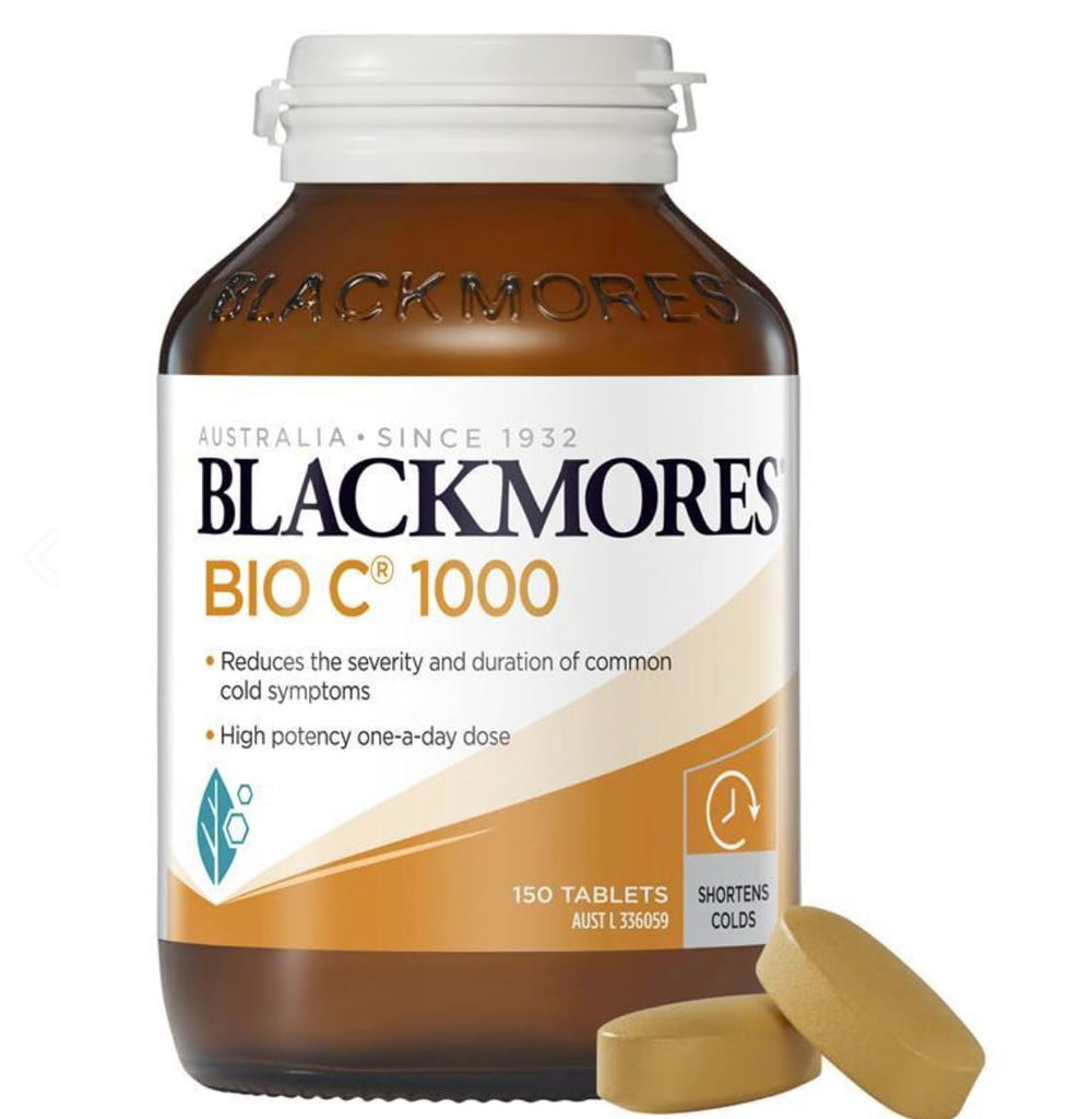 Blackmores Bio C 1000mg bottle front view for daily vitamin C support