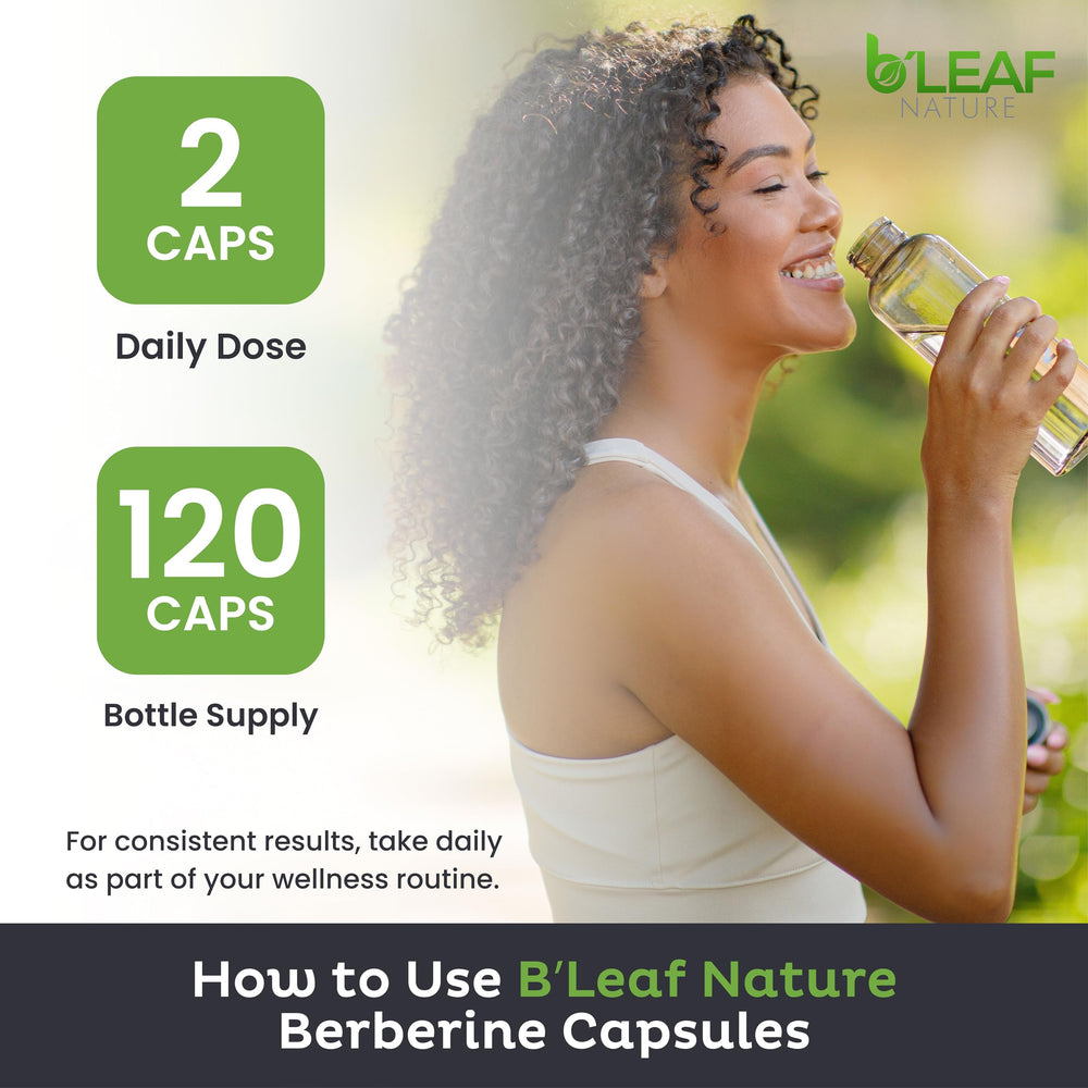 B’Leaf Nature Berberine Phytosome third-party testing label signaling trusted potency