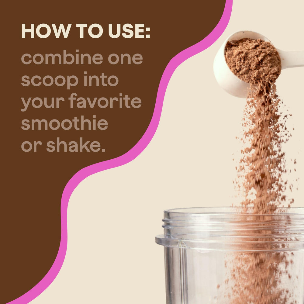 Blender Bombs Bomb Plant Protein smoothie glass ready-to-blend protein boost.