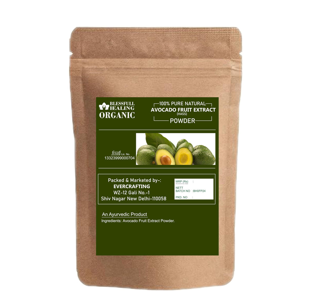 Blessfull Healing avocado powder with scoop for quick mix-and-match recipes.