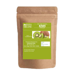 Blessfull Healing kiwi powder scoop with vibrant powder for shakes