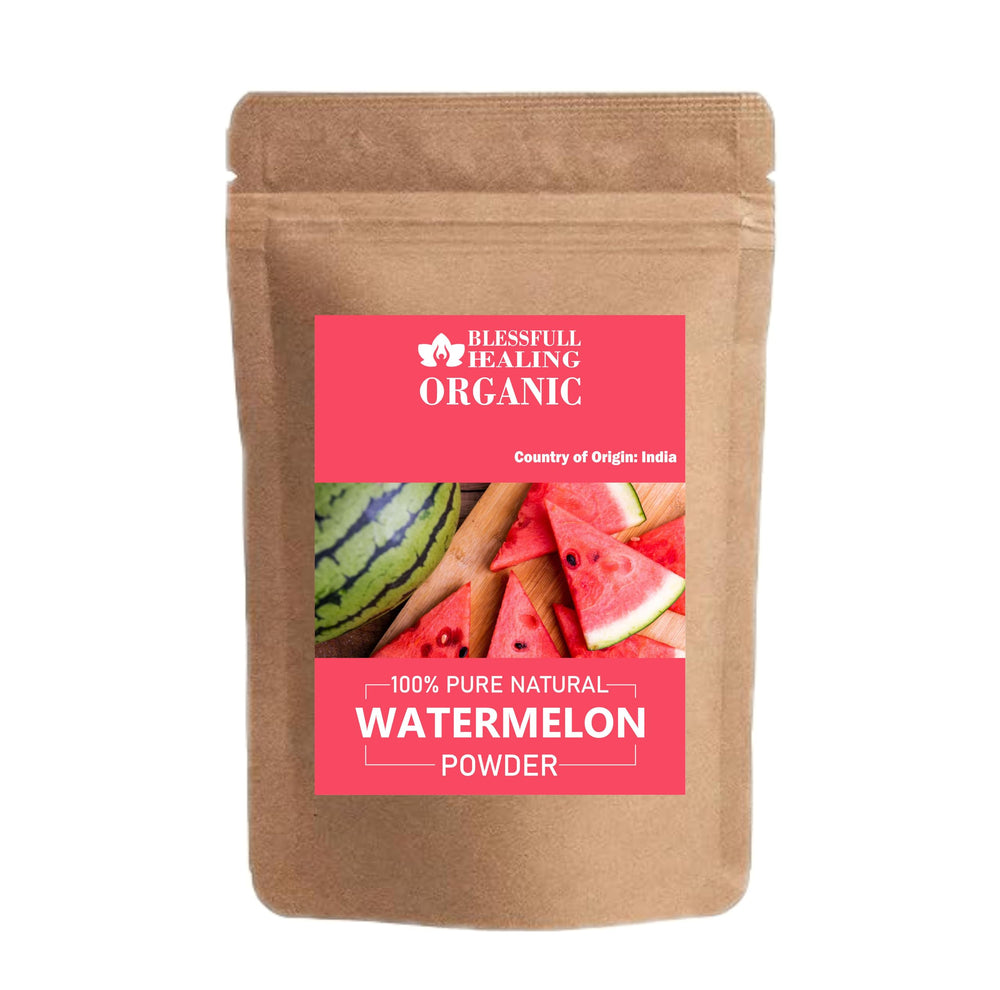 Blessfull Healing Watermelon Powder package front showing 200 g for easy daily use.