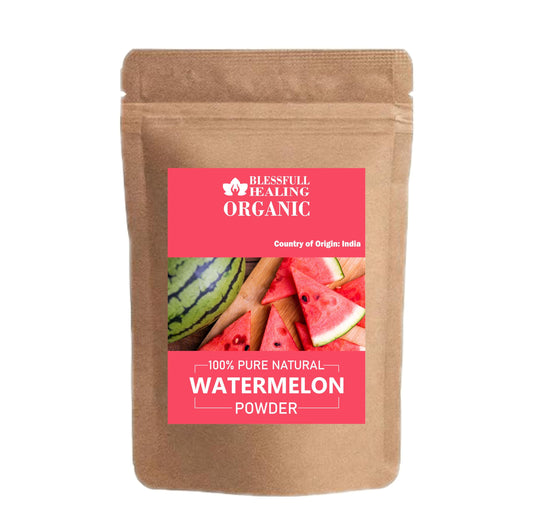 Blessfull Healing Watermelon Powder package front showing 200 g for easy daily use.