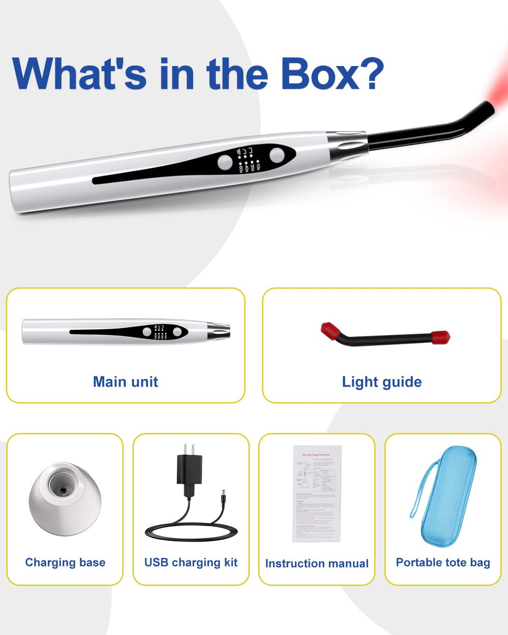 Bliofo red light therapy device in use for home treatment sessions.