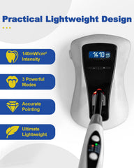 Bliofo therapy device on knees to support local comfort and circulation.
