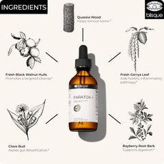 Blisque Black Walnut Hull ingredient highlights natural detox components