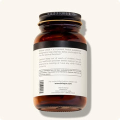 Blisque LIVER+ capsules in bottle ready for daily use.