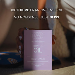 Bliss by Patricia diffuser setup; creates calming atmosphere with frankincense aroma.