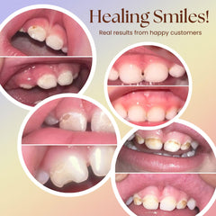 Overnight use concept for Primal Puddy enamel care.