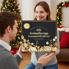 BlissfulBlend gift packaging with booklet, ideal for fragrance enthusiasts