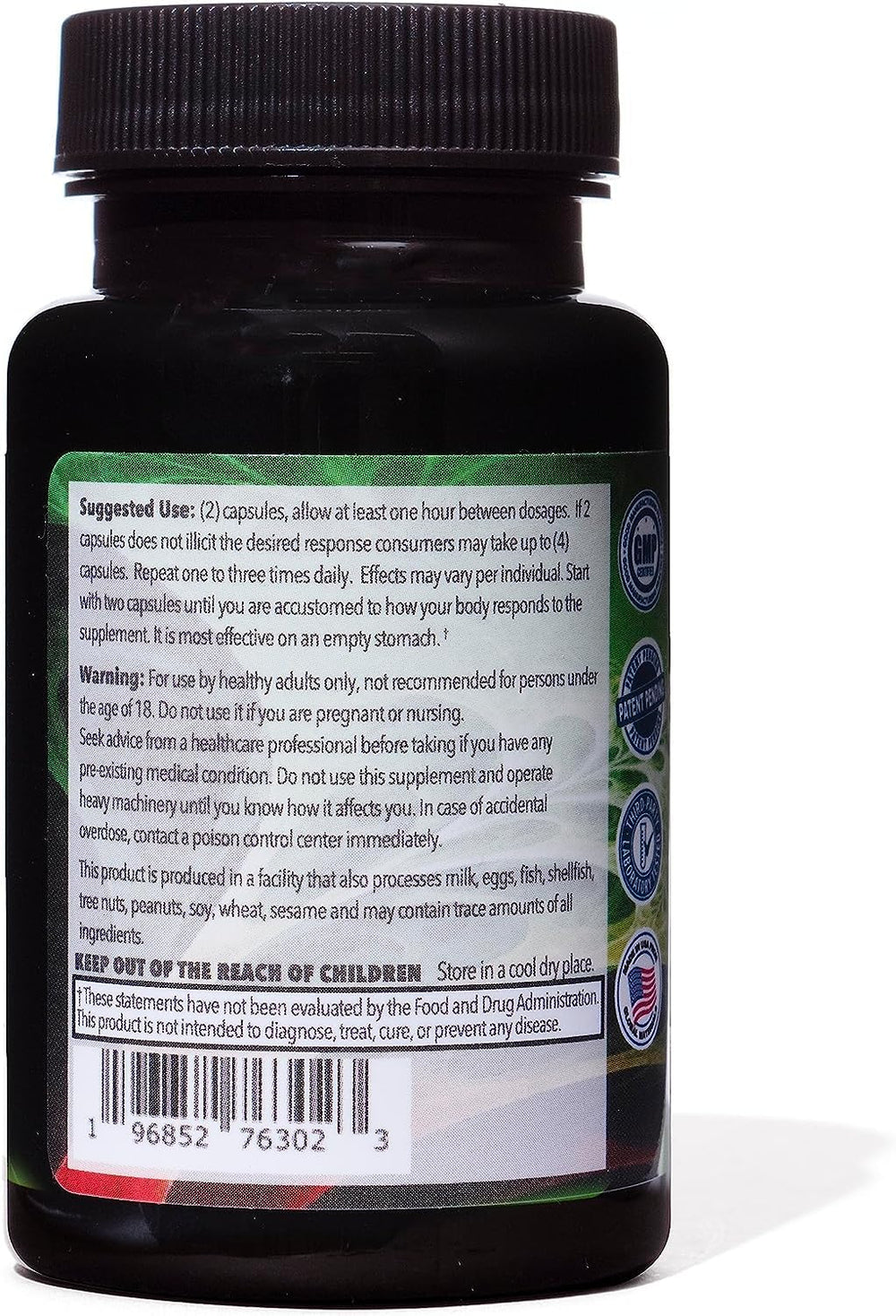 Blissgevity mood supplement concept art emphasizing euphoria and relief.