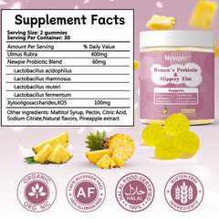 Blltzzz pineapple-flavored probiotic gummies for daily wellness