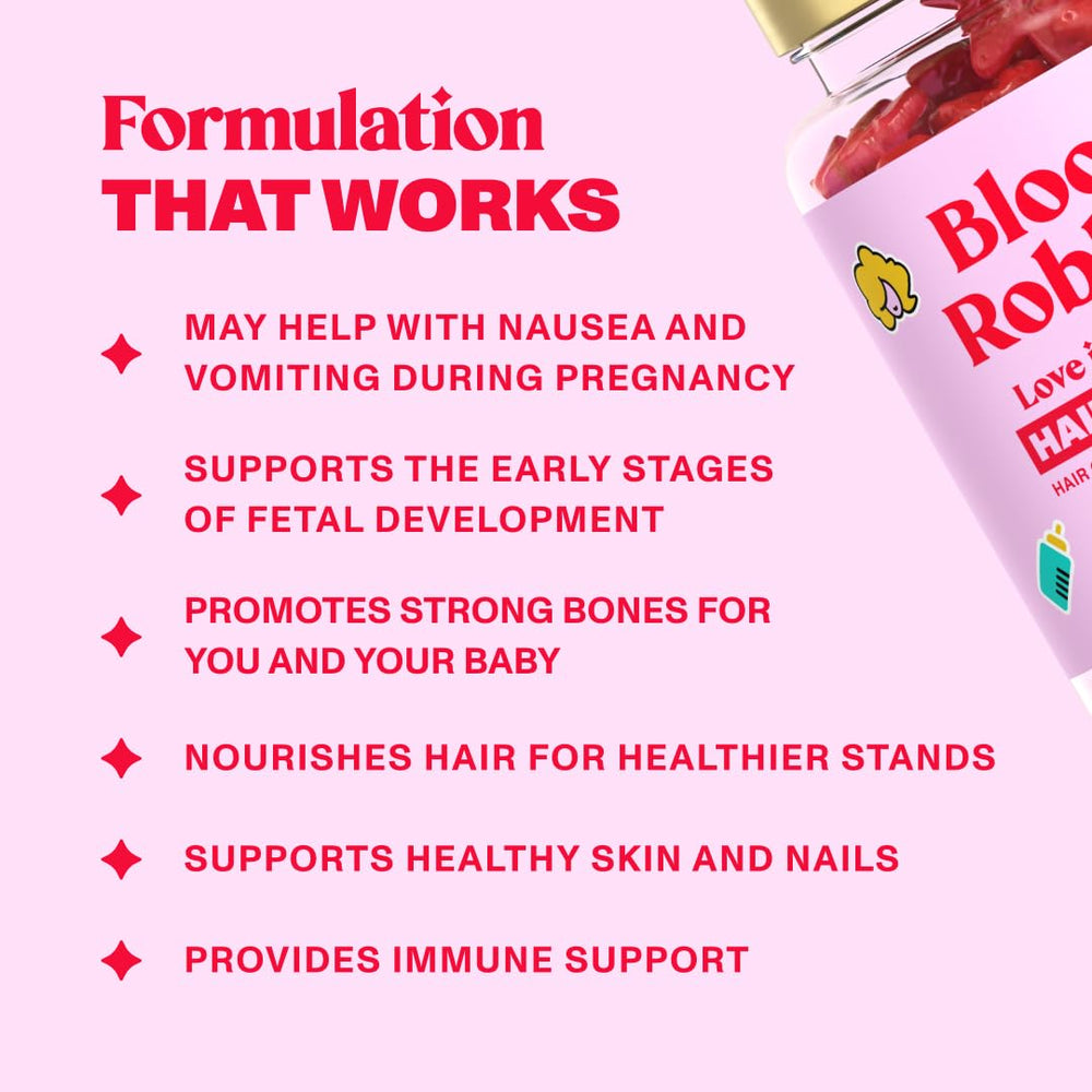 Bloom Robbins Prenatal vitamins vitamin-d-zinc label highlights key minerals.