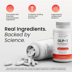 BloomMD GLP-1 usage scene showing simple daily routine with capsules