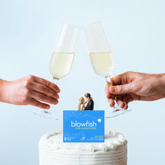 Blowfish bachelorette party favor keeping the party going.