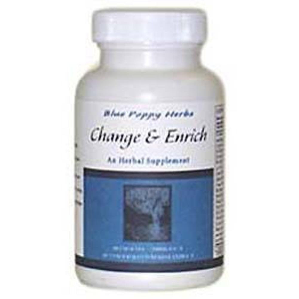 Blue Poppy Change & Enrich 180 caps bottle for balanced daily wellness.
