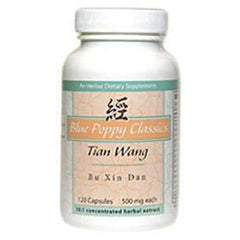 Blue Poppy Tian Wang Bu Xin Dan 120 caps bottle for daily balance