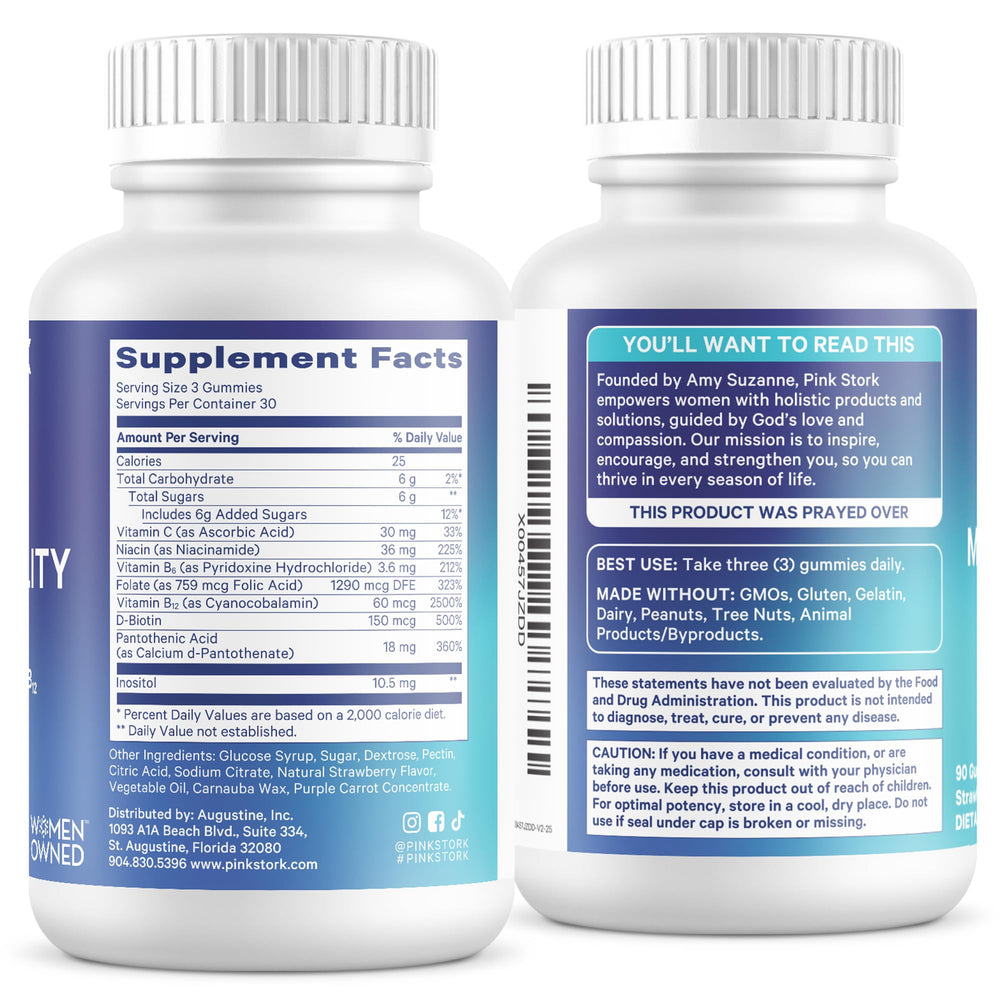Blue Stork founder Amy Suzanne portrait on packaging story.