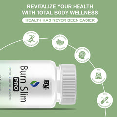 BLUE VIBE Burn Slim Pro box on table for daily routine.